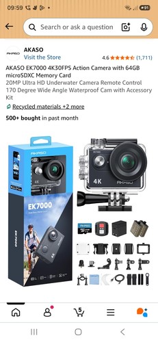 Akaso ek7000 action camera - ek7000,