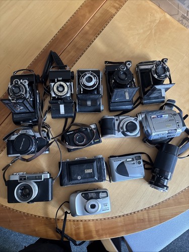 Joblot cameras and - and, lenses